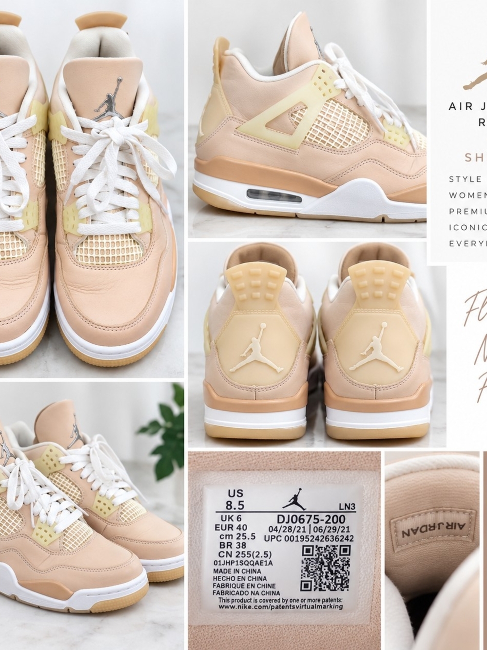 Nike Air Jordan 4 Retro “Shimmer” Sneakers